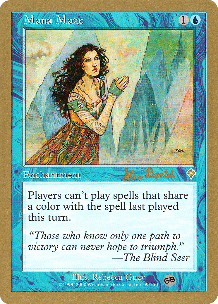 Mana Maze - 2001 Alex Borteh (INV) (SB) (Retro) - World Championship Decks 2001