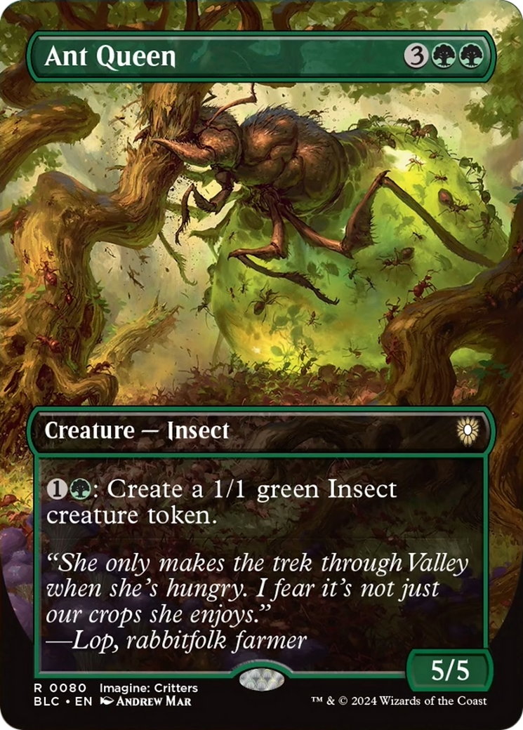 Ant Queen (Borderless) [Bloomburrow Commander] | Silver Goblin