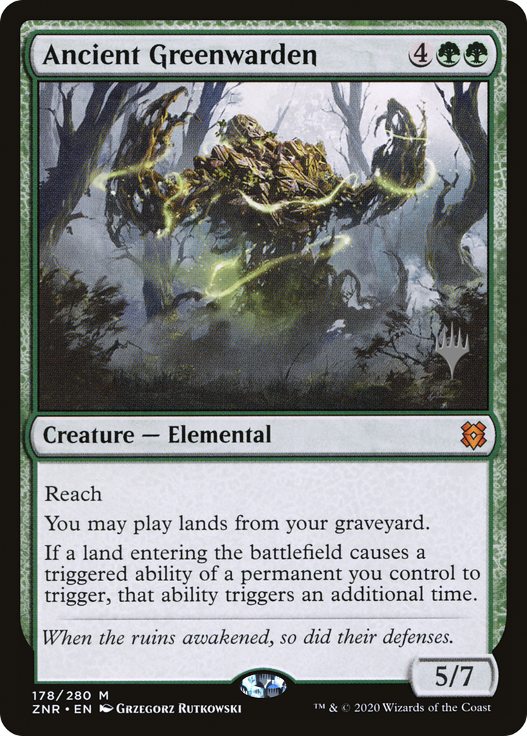 Ancient Greenwarden (178) Foil - Zendikar Rising Promos