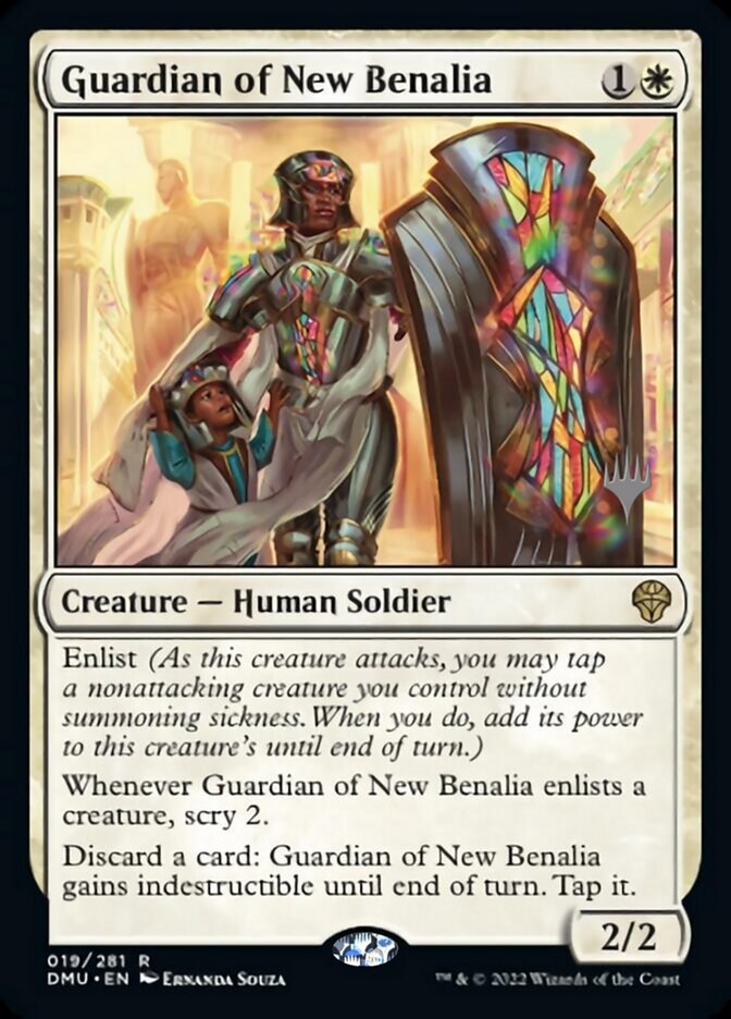 Guardian of New Benalia (Promo Pack) [Dominaria United Promos] | Silver Goblin