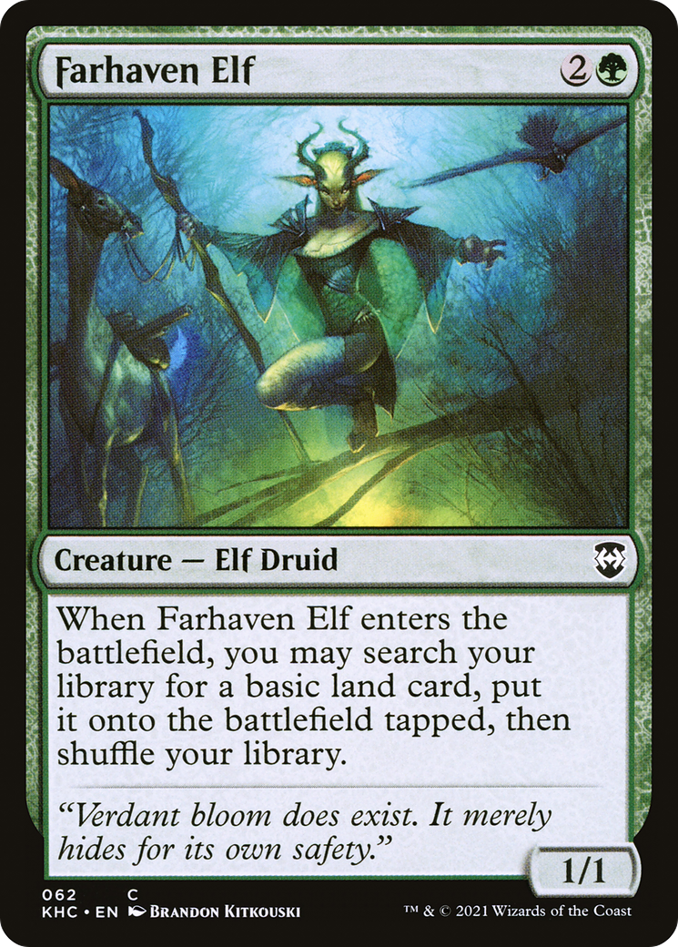 Farhaven Elf (062) - Kaldheim Commander