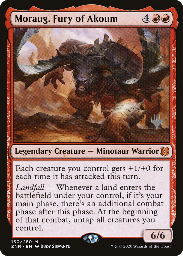Moraug, Fury of Akoum (150) - Zendikar Rising Promos