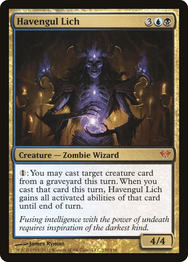 Havengul Lich (139) Foil - Dark Ascension