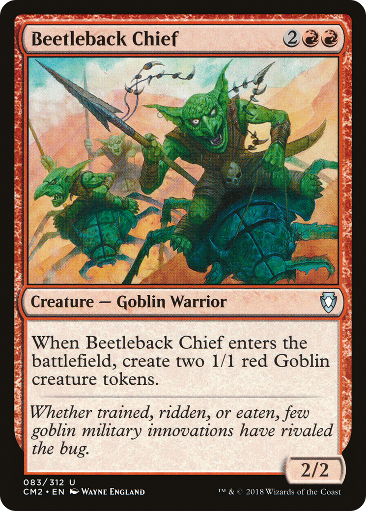 Beetleback Chief (083) - Commander Anthology Volume II