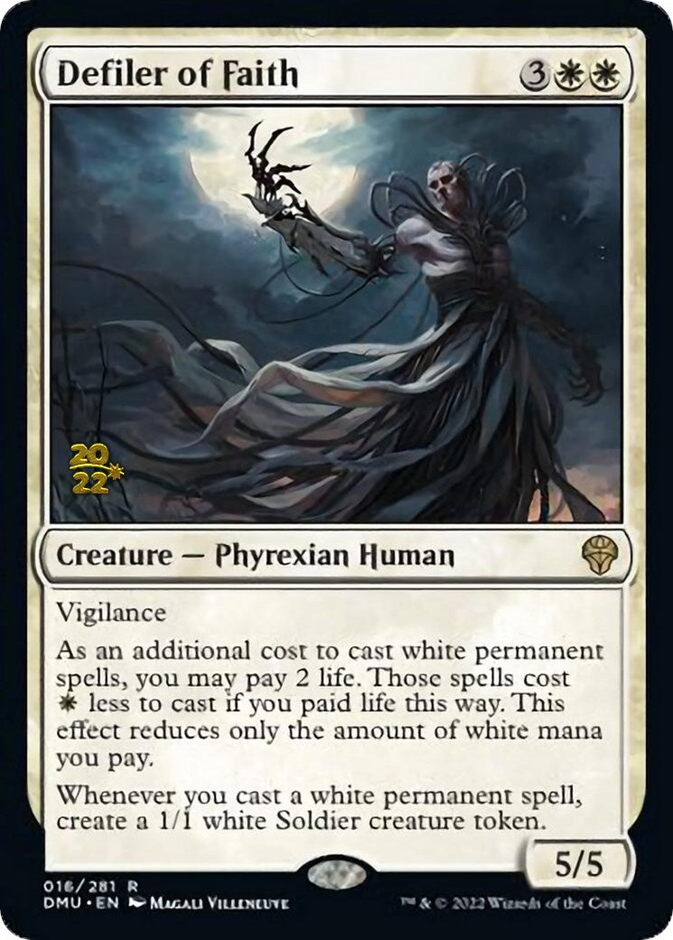 Defiler of Faith [Dominaria United Prerelease Promos] | Silver Goblin