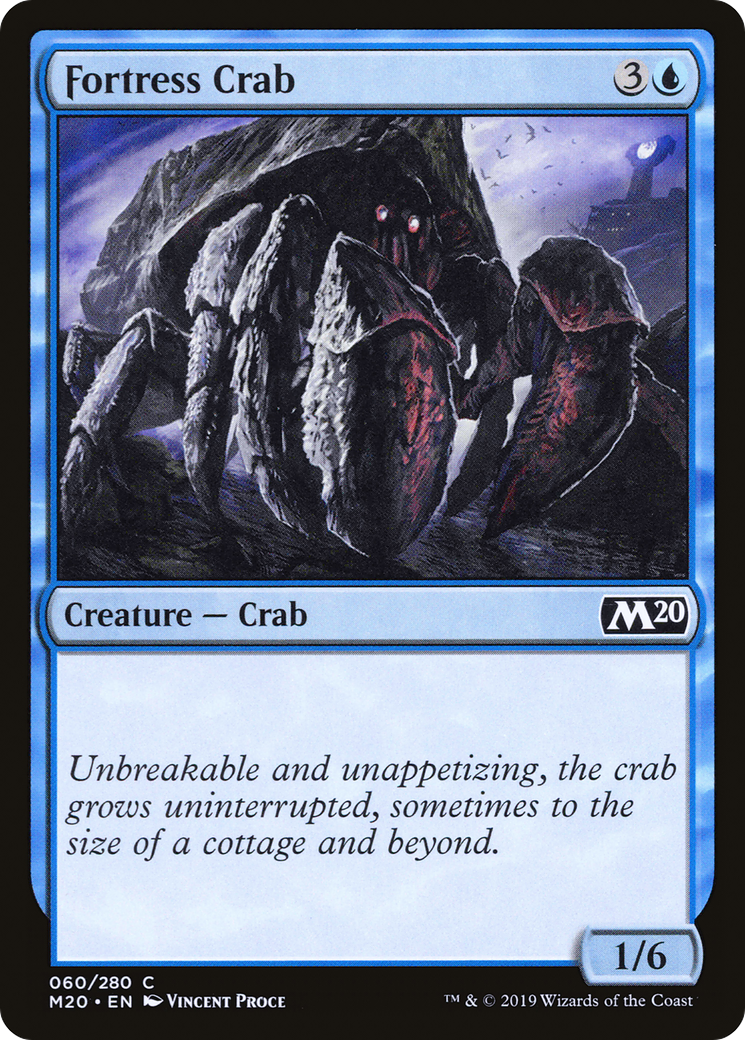 Fortress Crab (060) Foil - Core Set 2020
