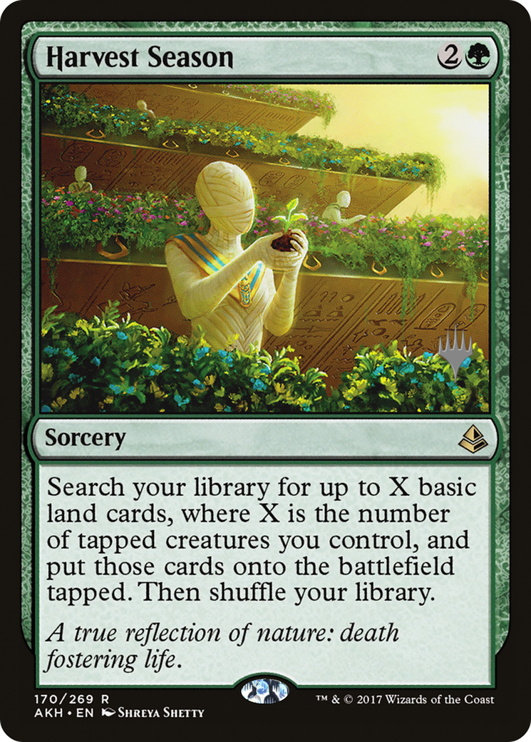 Harvest Season (170p) Foil - Amonkhet Promos