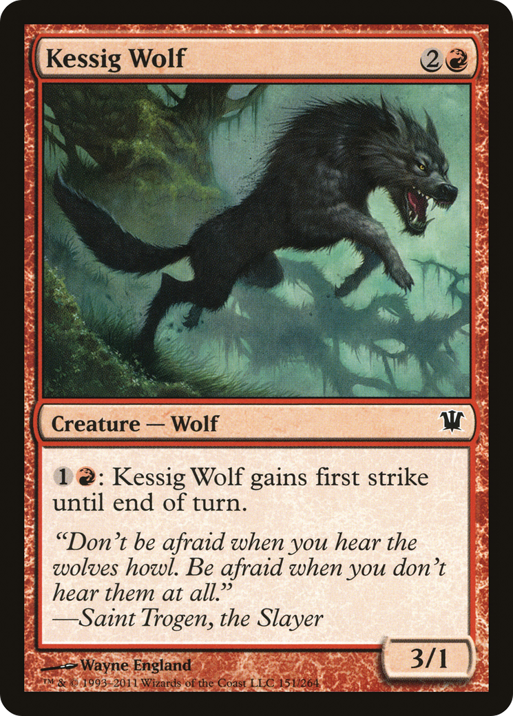 Kessig Wolf (151) Foil - Innistrad