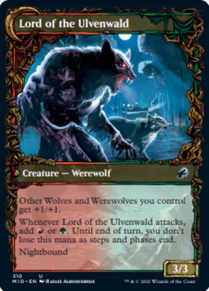 Kessig Naturalist // Lord of the Ulvenwald (Showcase) (310) Foil - Innistrad: Midnight Hunt