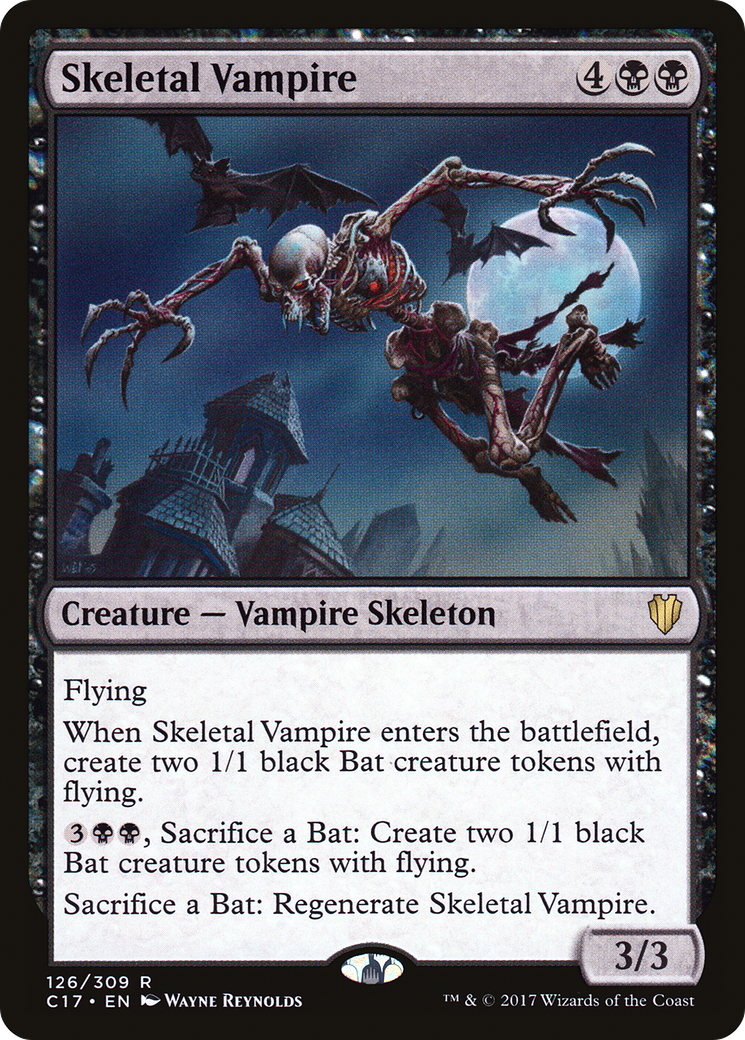 Skeletal Vampire [Commander 2017] | Silver Goblin