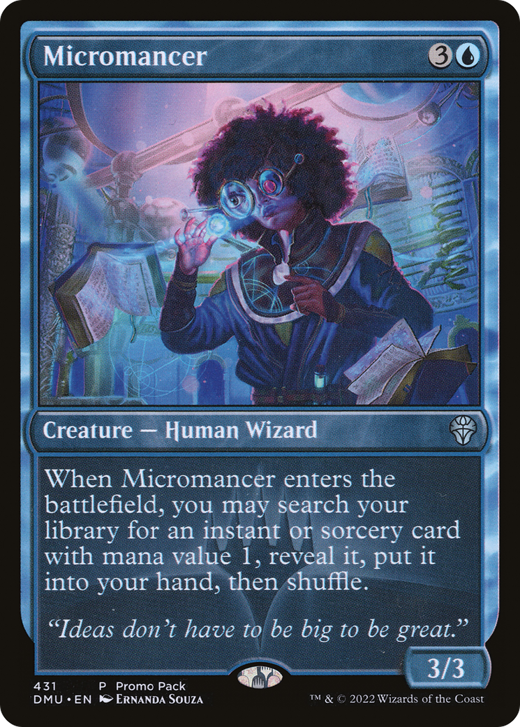 Micromancer (Promo Pack) [Dominaria United Promos] Foil