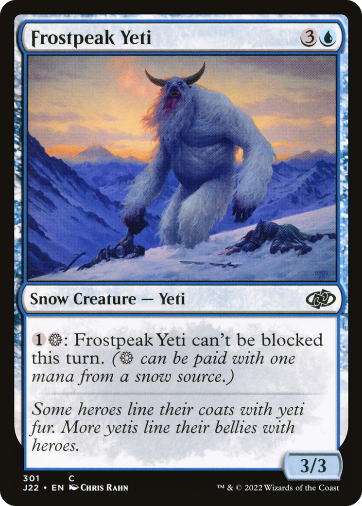 Frostpeak Yeti [Jumpstart 2022] | Silver Goblin