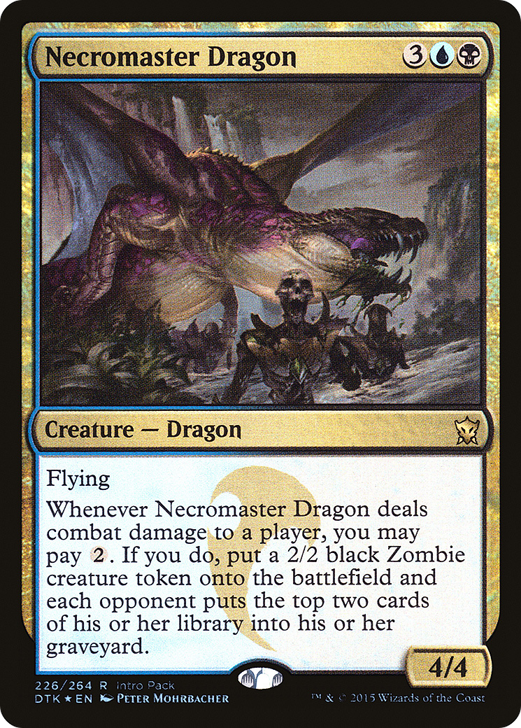 Necromaster Dragon (226) Foil - Dragons of Tarkir Promos