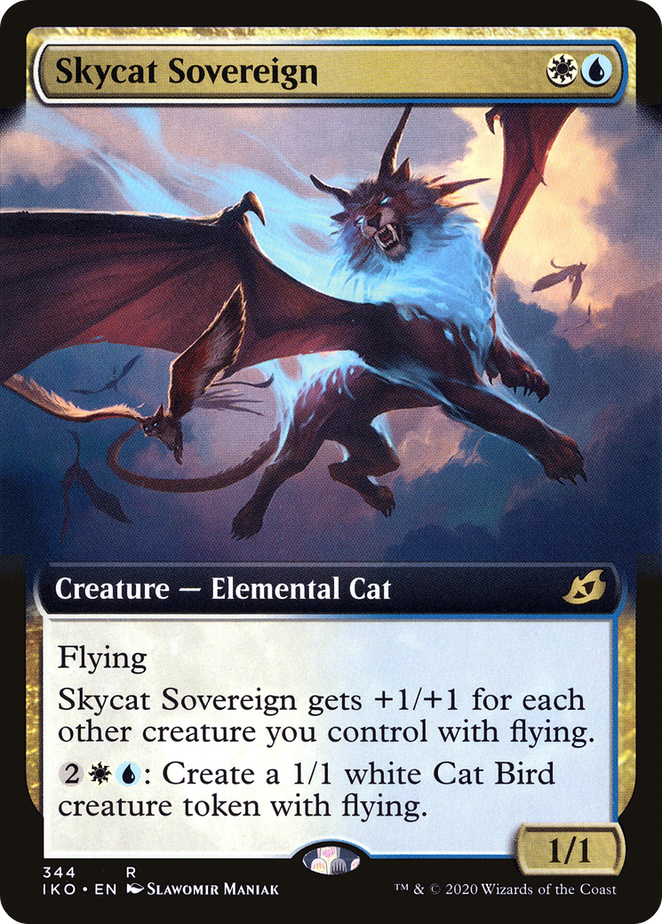 Skycat Sovereign (Extended Art) (344) - Ikoria: Lair of Behemoths