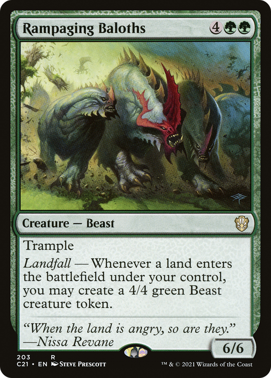 Rampaging Baloths (203) - Commander 2021