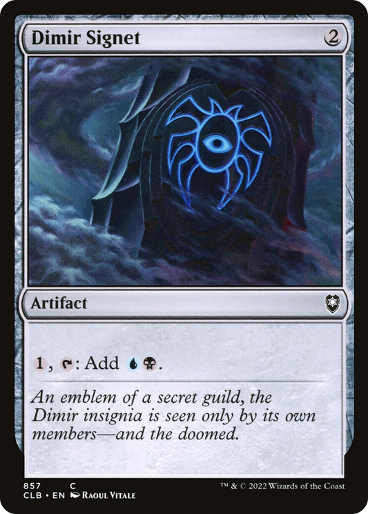 Dimir Signet (857) - Commander Legends: Battle for Baldur's Gate