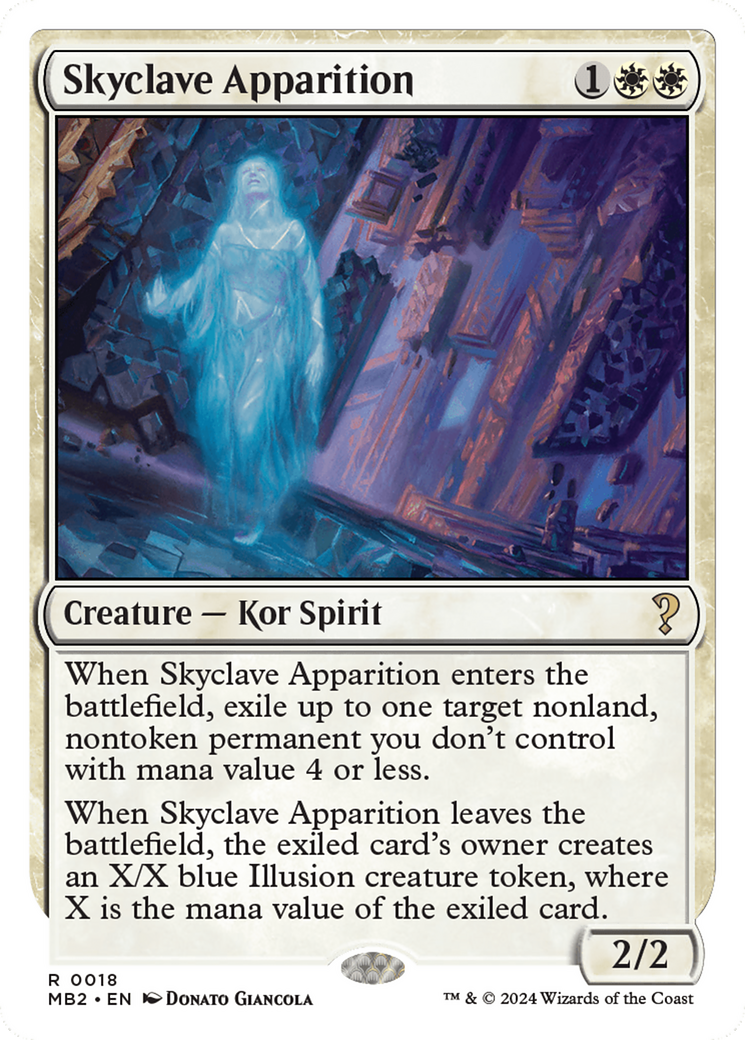 Skyclave Apparition (White Border) (018) - Mystery Booster 2