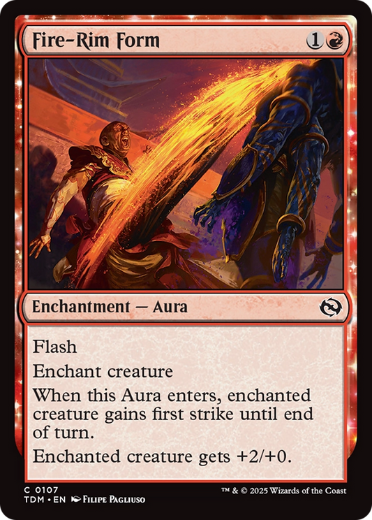 Fire-Rim Form (107) Foil - Tarkir: Dragonstorm