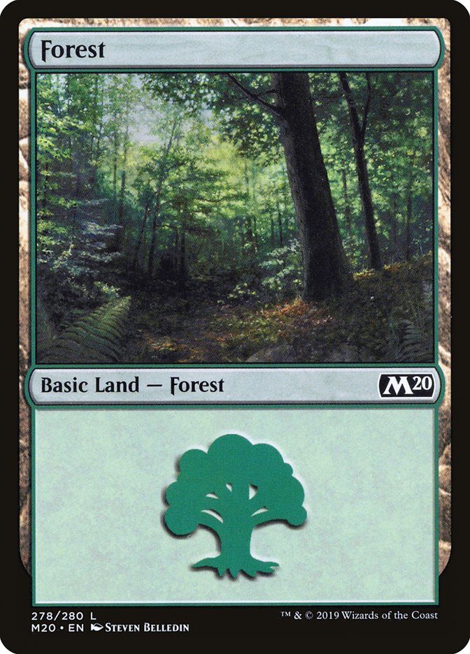 Forest (278) [Core Set 2020] | Silver Goblin