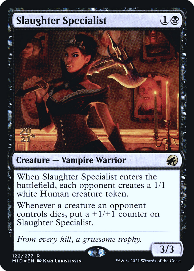 Slaughter Specialist (122s) Foil - Innistrad: Midnight Hunt Promos