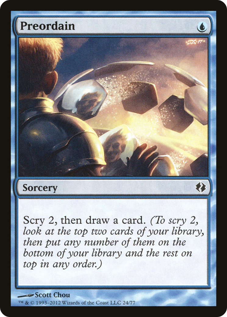 Preordain (024) - Duel Decks: Venser vs. Koth