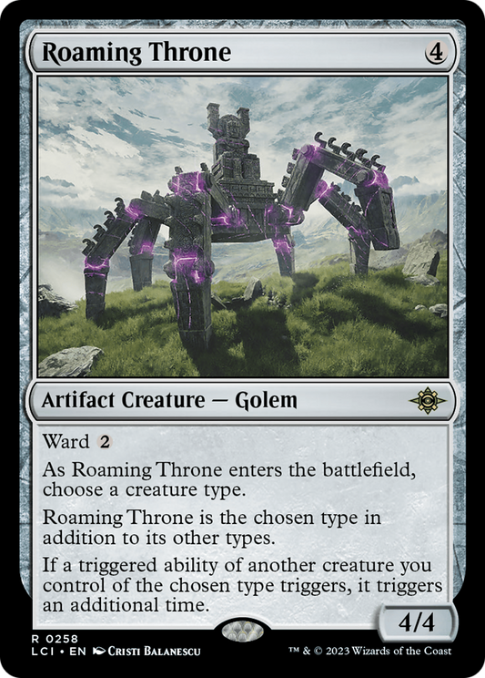 Roaming Throne (258) Foil - The Lost Caverns of Ixalan