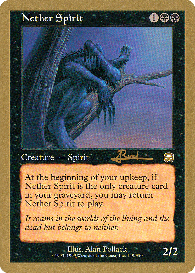 Nether Spirit - 2001 Antoine Ruel (MMQ) (Retro) - World Championship Decks 2001