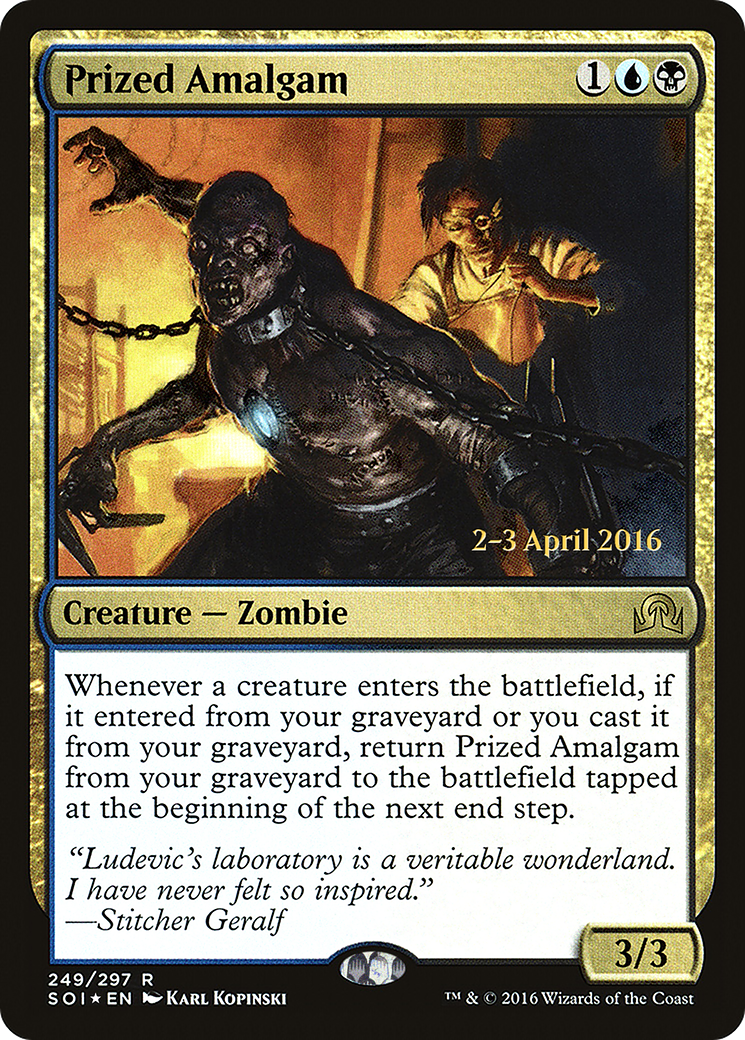 Prized Amalgam (249s) Foil - Shadows over Innistrad Promos