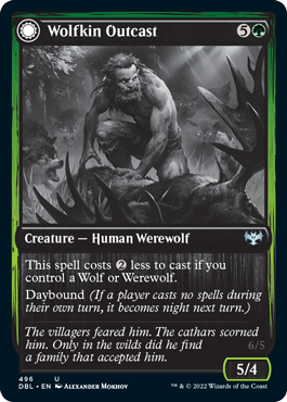 Wolfkin Outcast (496) - Innistrad: Double Feature