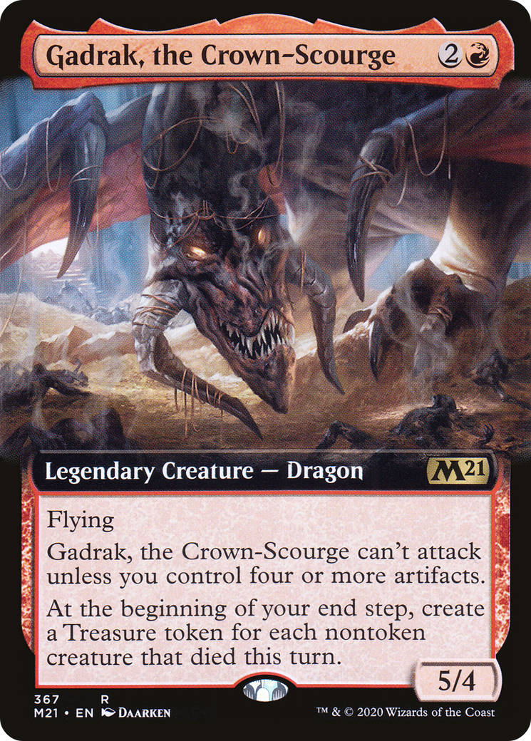 Gadrak, the Crown-Scourge (Extended Art) (367) - Core Set 2021