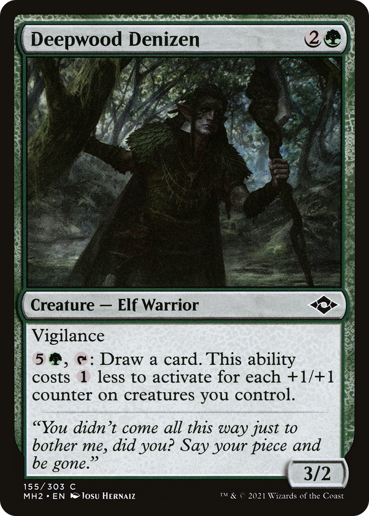 Deepwood Denizen (155) Foil - Modern Horizons 2