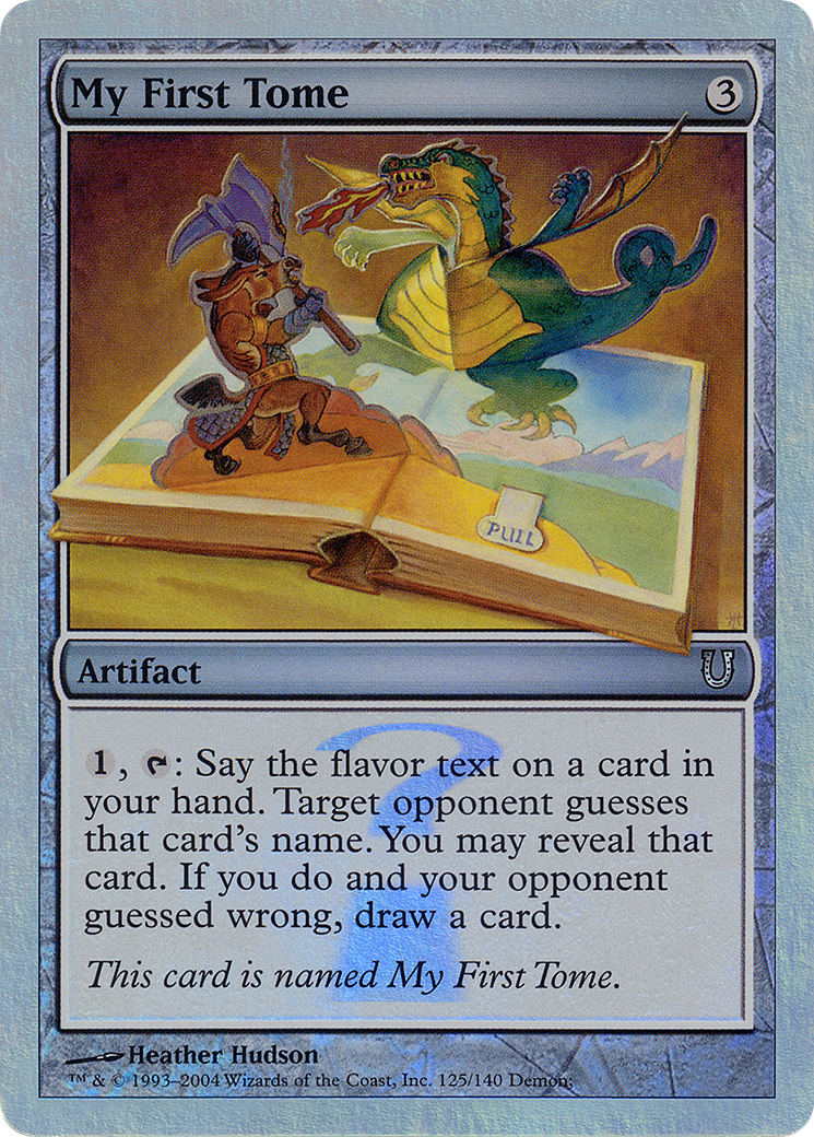 My First Tome (125) Foil - Unhinged