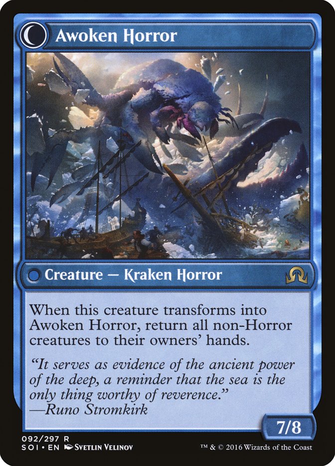 Thing in the Ice (092) Foil - Shadows over Innistrad