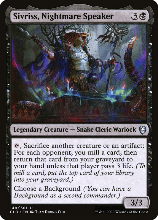 Sivriss, Nightmare Speaker (148) - Commander Legends: Battle for Baldur's Gate