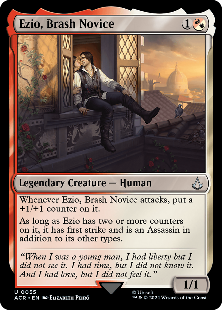 Ezio, Brash Novice (055) Foil - Assassin's Creed