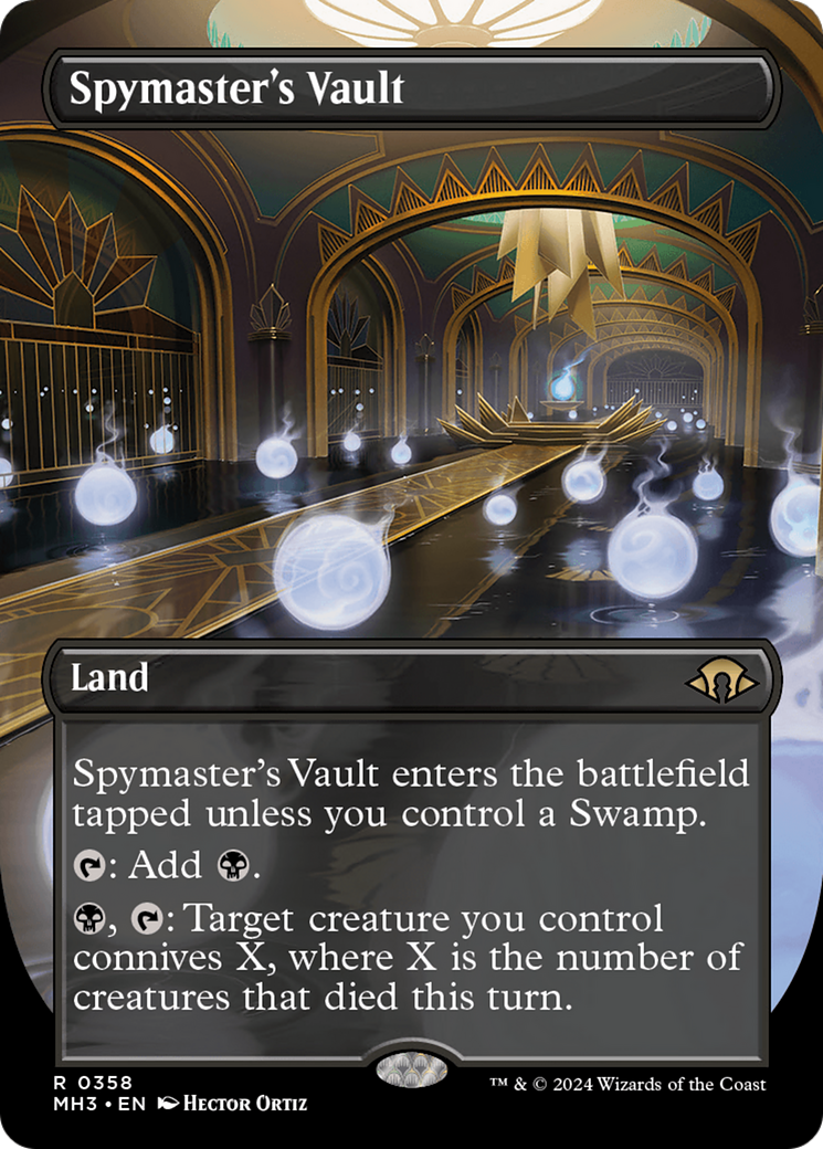 Spymaster's Vault (Borderless) (358) Foil - Modern Horizons 3