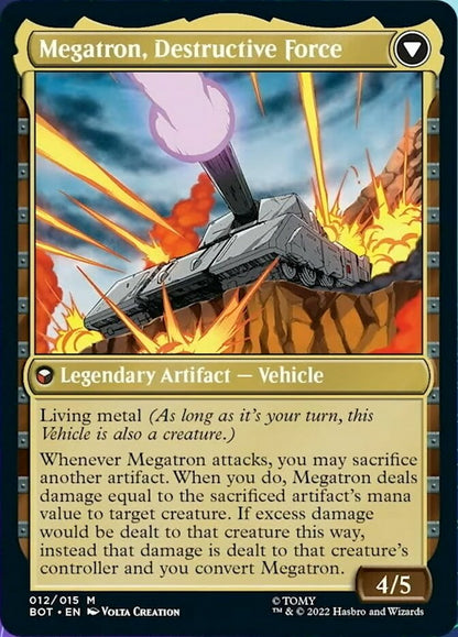 Megatron, Tyrant (012) Foil - Transformers