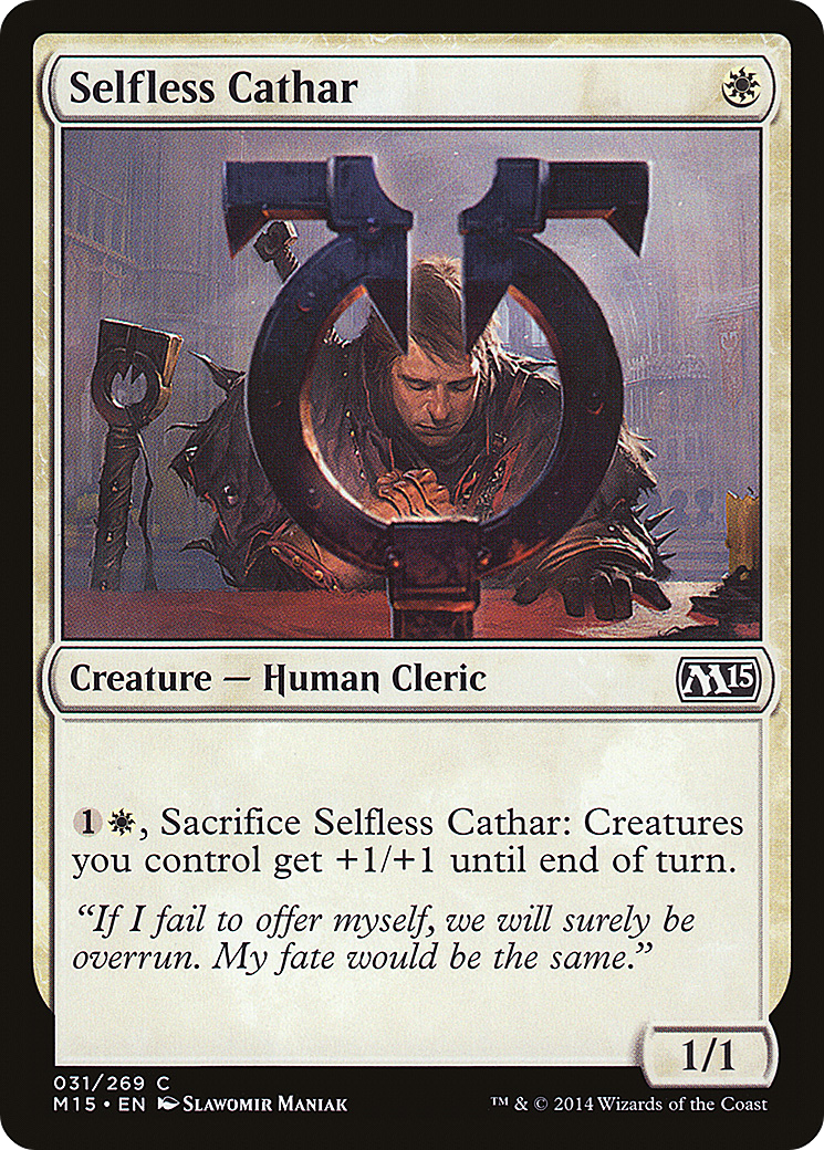 Selfless Cathar (031) - Magic 2015