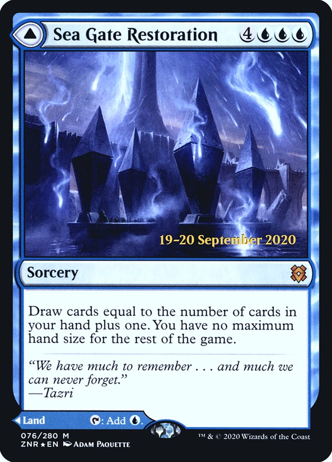 Sea Gate Restoration (076) Foil - Zendikar Rising Promos