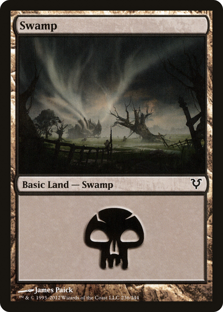 Swamp (236) Foil - Avacyn Restored