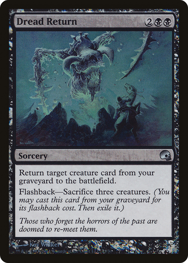 Dread Return (023) Foil - Premium Deck Series: Graveborn