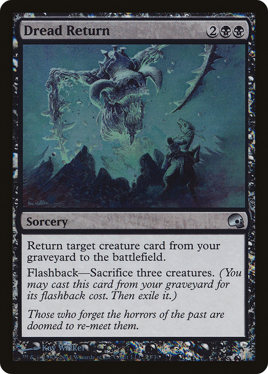 Dread Return (023) Foil - Premium Deck Series: Graveborn