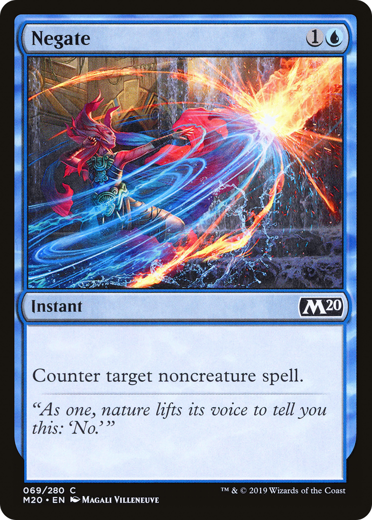 Negate (069) Foil - Core Set 2020