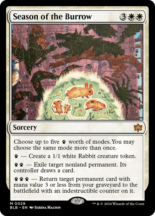 Season of the Burrow [Bloomburrow] Foil