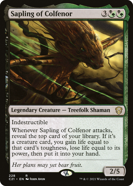 Sapling of Colfenor (228) - Commander 2021