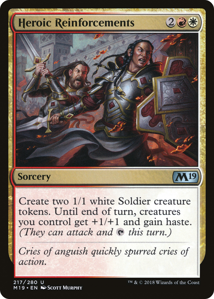 Heroic Reinforcements (217) - Core Set 2019