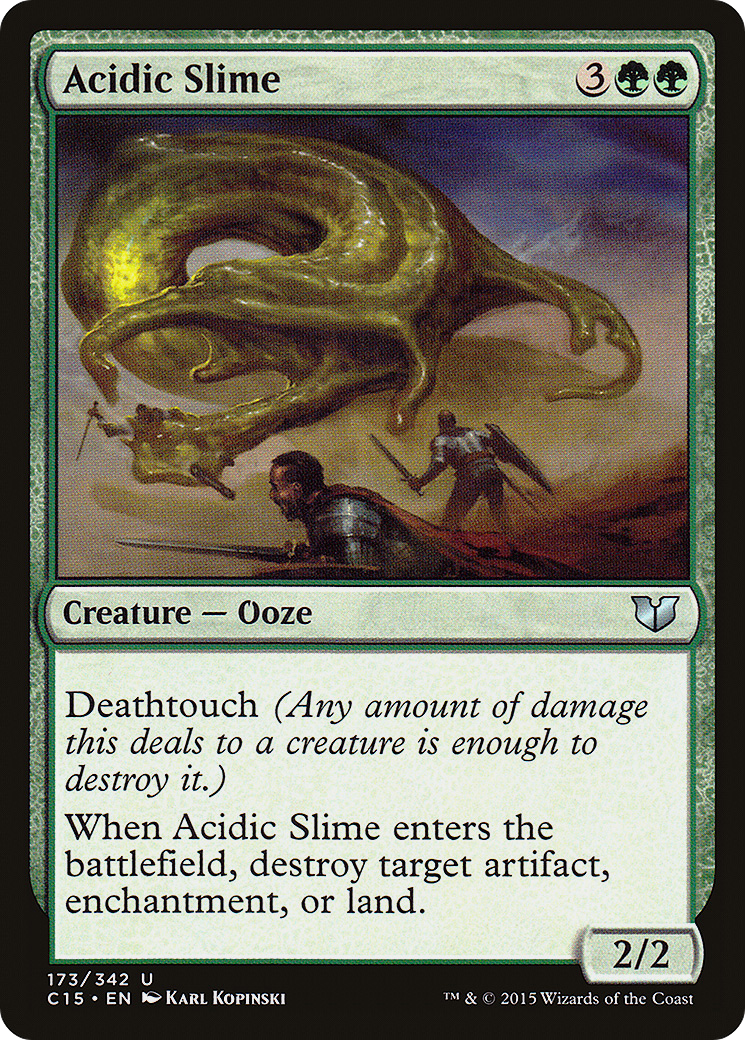 Acidic Slime (173) - Commander 2015