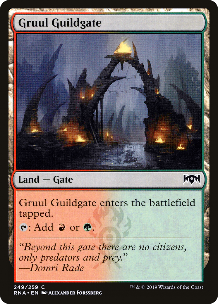 Gruul Guildgate (249/259) [Ravnica Allegiance] Foil