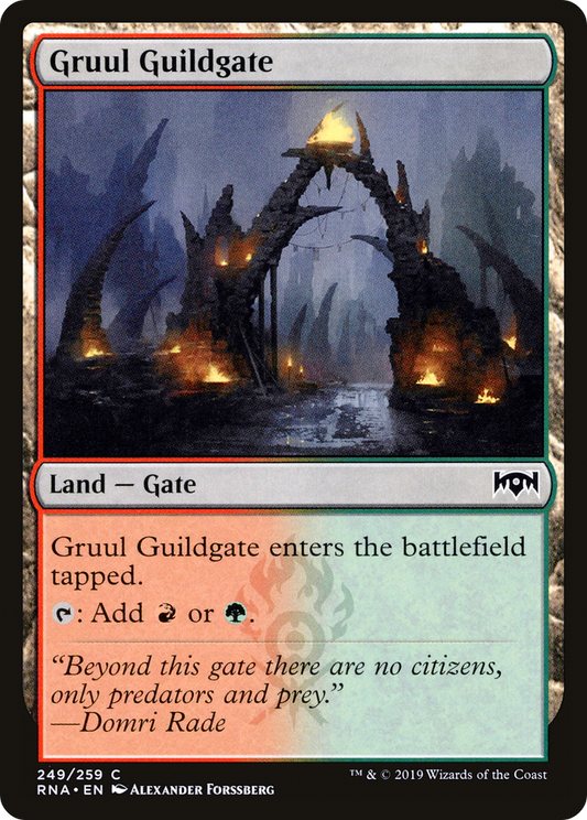 Gruul Guildgate (249/259) [Ravnica Allegiance] Foil