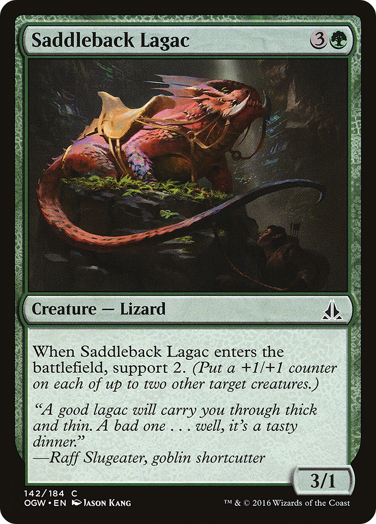 Saddleback Lagac (142) Foil - Oath of the Gatewatch